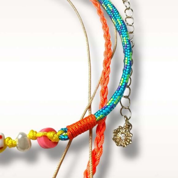 Free People My Magic Layered Necklace Gold Ariana Ost Bohemian Whimsical NEW - Picture 11 of 16